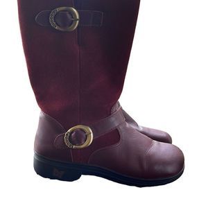 Alegria leather and suede boots size 39